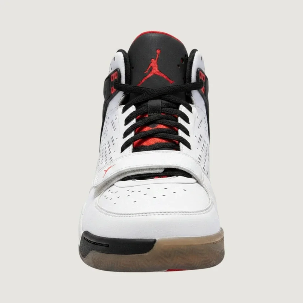 Jordan Phase 23 Men's Leather Sneaker White/Black/Red Cardinal Gum 440897-105